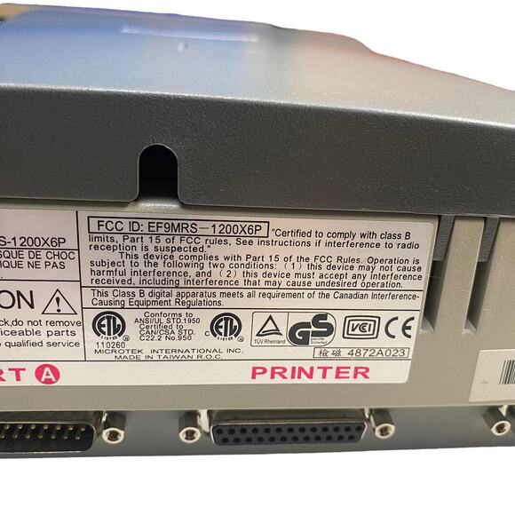 Microtek Scanmaker X6 MRS-1200X6S A4 Format Scanner Flatbed Scanner SCSI - Picture 10 of 10